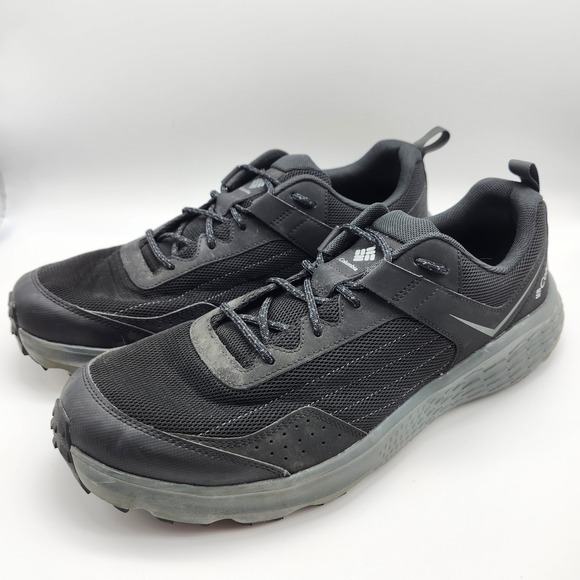 Columbia Vertisol Trail Hiking Tennis Shoes Black men's 14 - Picture 1 of 8